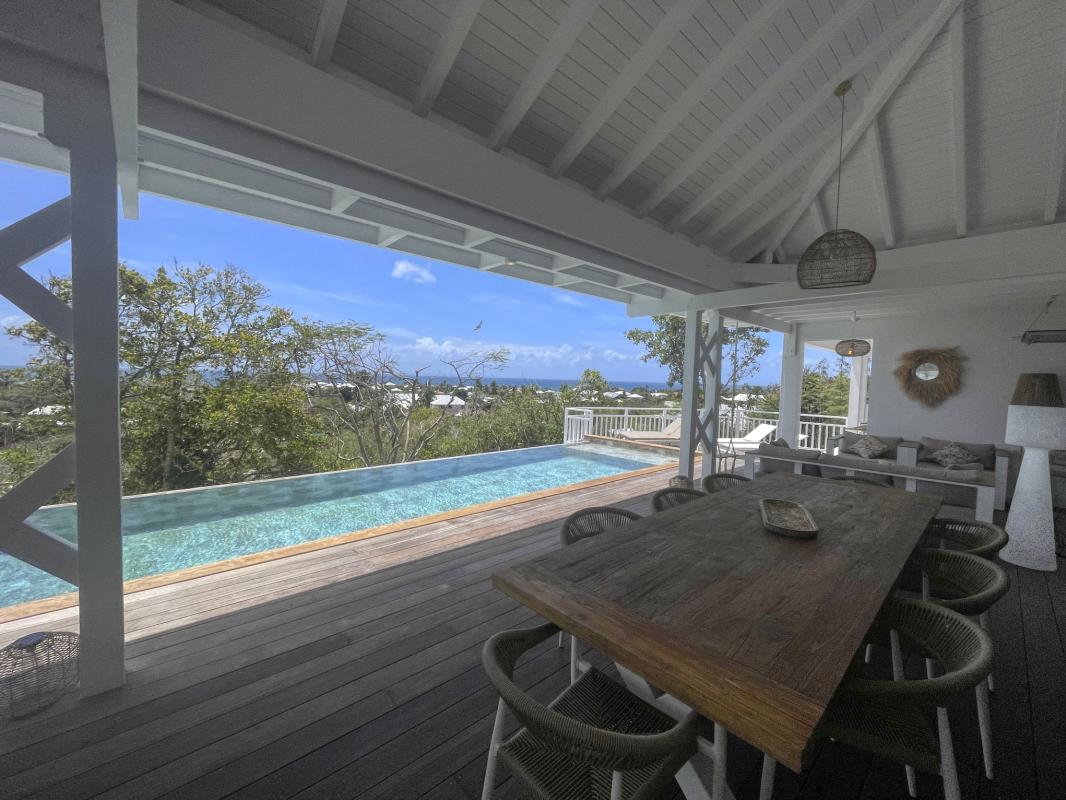 5.Location villa piscine vue mer Saint François Guadeloupe_Vue mer